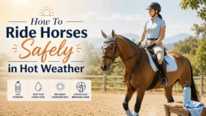 How To Ride Horses Safely in Hot Weather