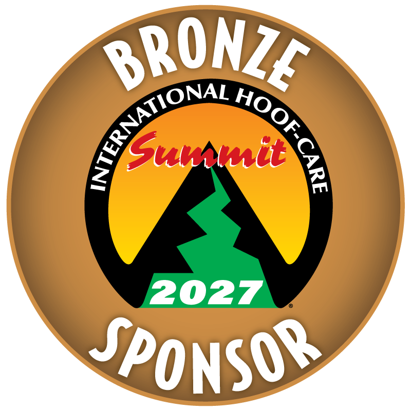 International Hoof-Care Summit 2027 Bronze Sponsor badge.