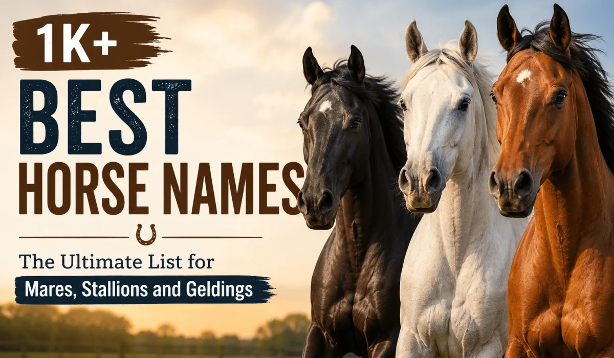 Best Horse Names - 1,000+ Ideas for Mares & Stallions