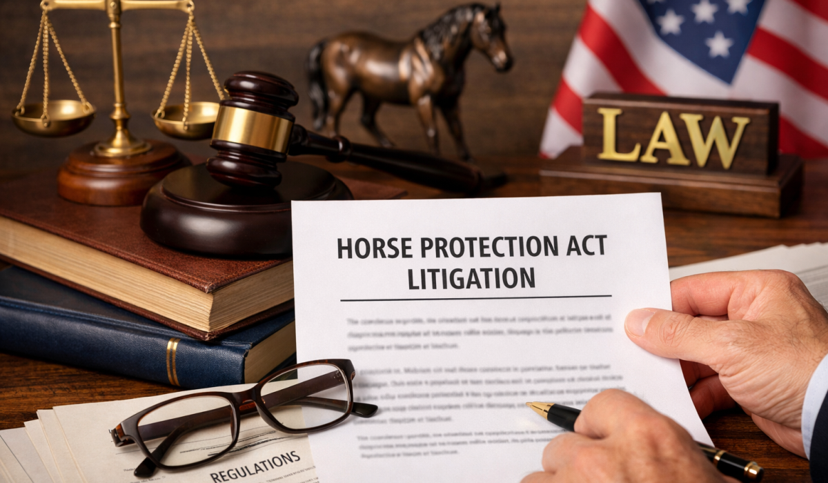 Legal updates about the Horse Protection Act and equine welfare regulations