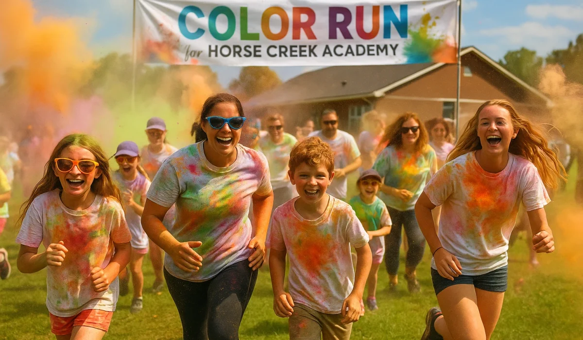 Color Run for Horse Creek Academy Kershaw