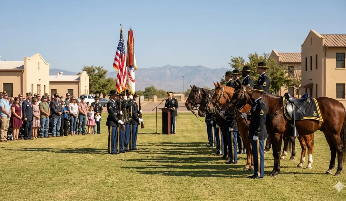 Fort Huachuca Honors Retiring Cavalry Horses in Special Ceremony