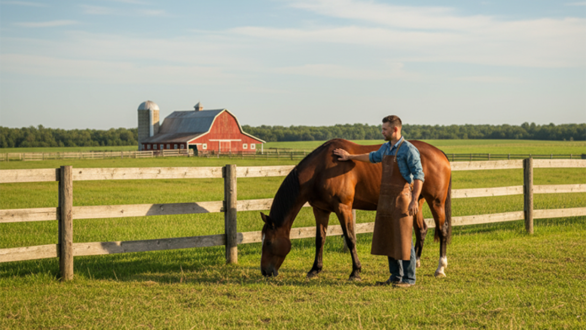 Farrier cleaning clinch cutter and hoof nippers using eco-friendly method