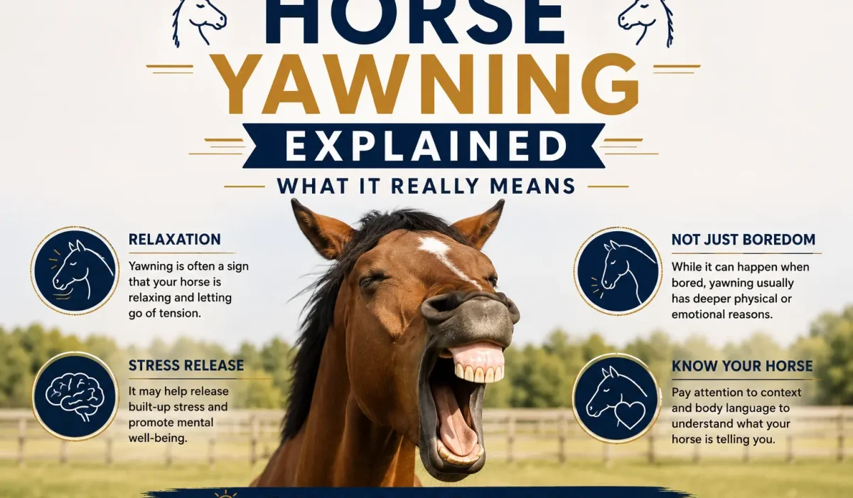 Horse Yawning Explained - What It Really Means