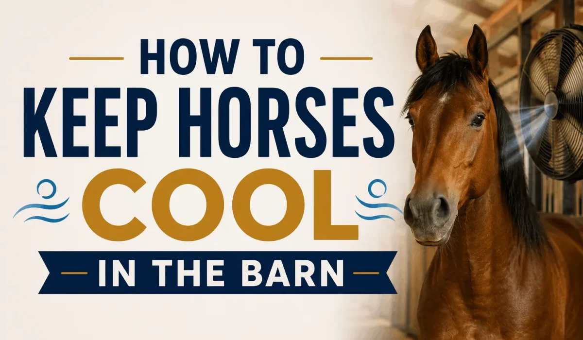How To Keep Horses Cool in the Barn