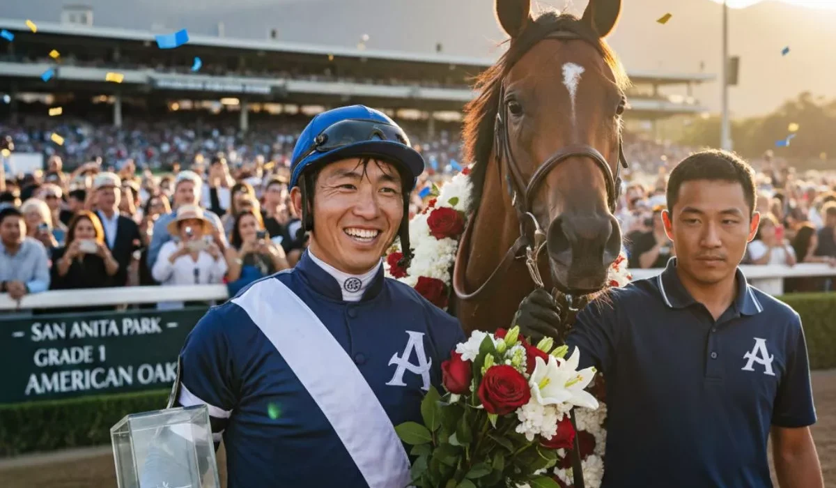 Kazushi Kimura Pilots Ambaya to Upset Victory in G1 Oaks
