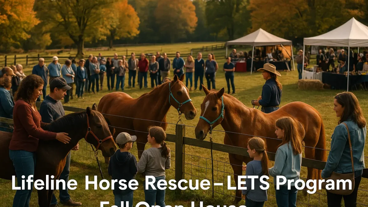Lifeline Horse Rescue LETS Fall Open House 2025