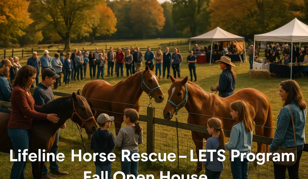 Lifeline Horse Rescue LETS Fall Open House 2025