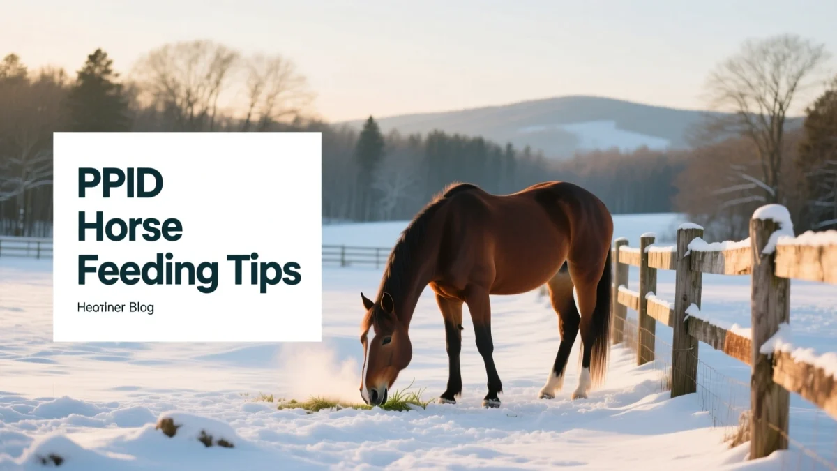 PPID Horse Feeding Tips