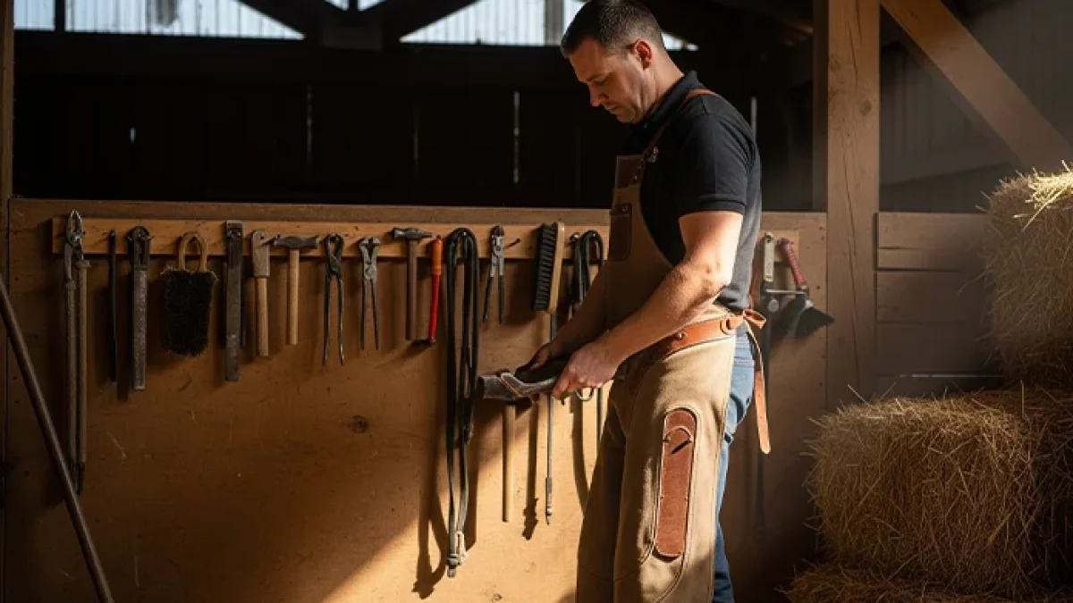 Wooden vs Rubber-Grip Hoof Knives Handle