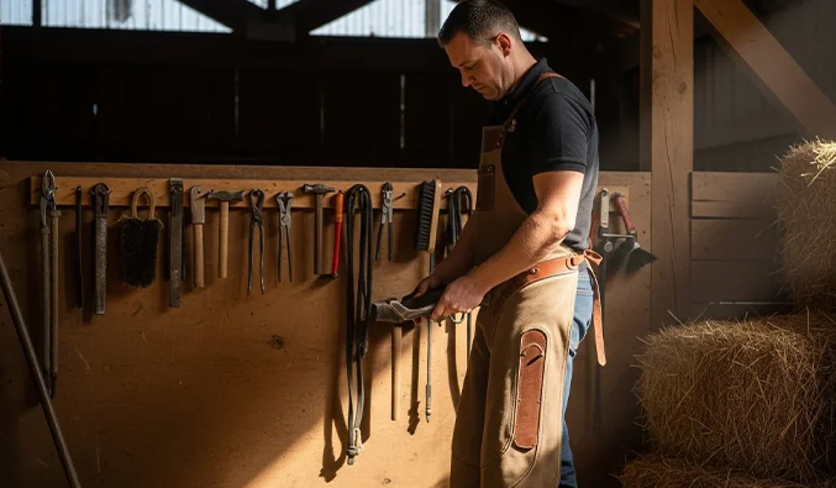 Wooden vs Rubber-Grip Hoof Knives Handle