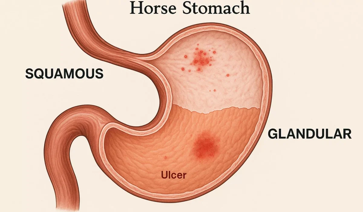 Squamous Ulcers vs Glandular Ulcers in Horses Explained